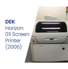 TK852 - DEK Horizon 01i Screen Printer (2006)
